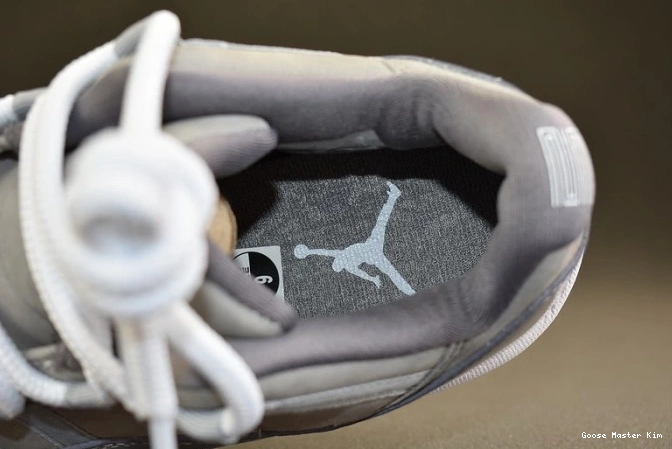 Grey Jordan Cool Low 11 Air 528895-003 0820